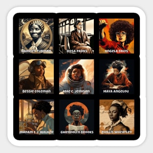 Icons of Black History - Women's Edition Sticker